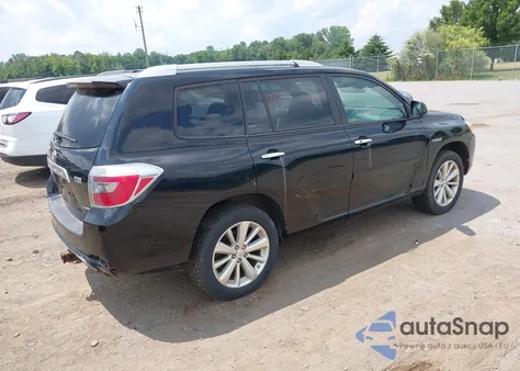 2009 Toyota Highlander Hybrid Limited из США, поврежденный, VIN JTEEW44A792034108